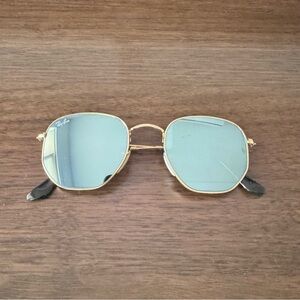 Ray Ban Hexagonal Flat Lenses Sunglasses